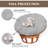 Papasan Cushion Cover Only, 50in Water Resistant Papasan Chair Cushion Cover for Outdoor lndoor