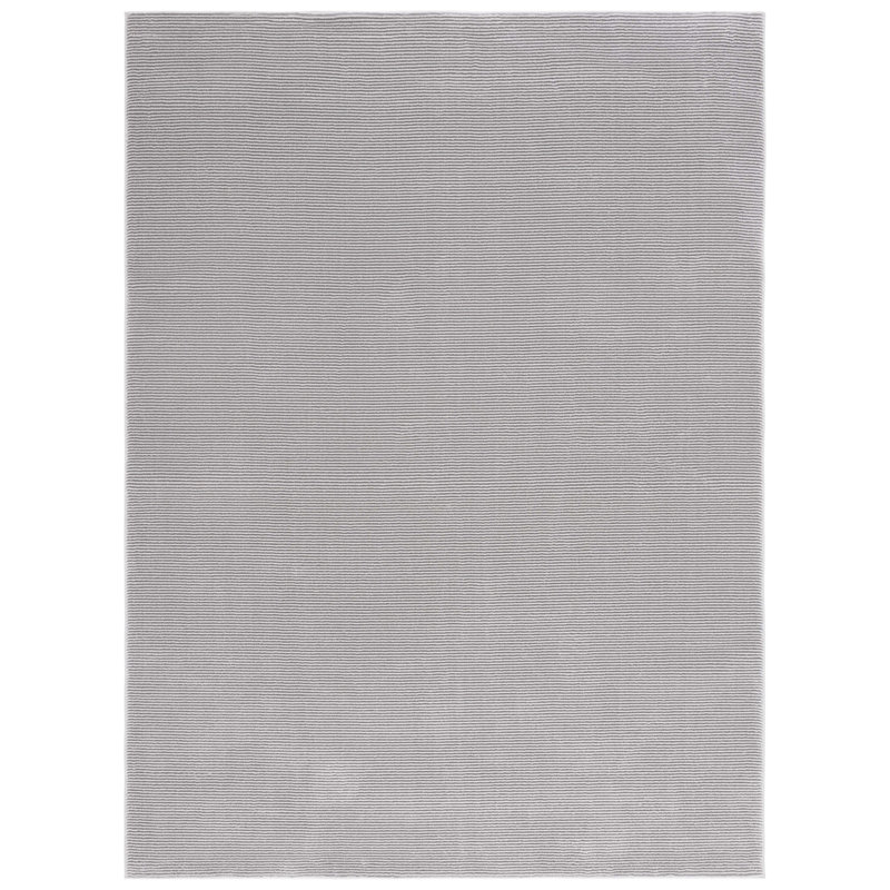 Machine Machine Woven Polyester Grey Rug, Rectangle 160 x 231cm