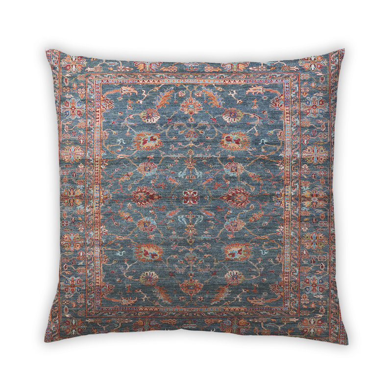 Damask Outdoor Throw Pillow