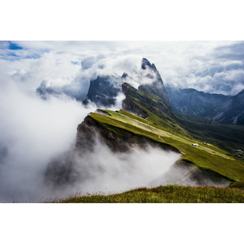 Herschel Odle Da Seceda par Fedevpoto - reproduction imprimée, H 32 po x l 48 po