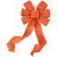 Couronne en ruban de jute orange avec nœud - 25 cm de large, 45 cm de long (longueur des pans), idéale pour la Saint-Patrick, Pâques, le printemps, l'Halloween, l'automne, l'Action de grâce, la décoration de porte d'entrée, le style champêtre, l'été et Noël. Parfait pour la Saint-Patrick, Pâques, le printemps, l'Halloween, l'automne, l'Action de grâce, la décoration de la porte d'entrée, le style champêtre, l'été et Noël.
