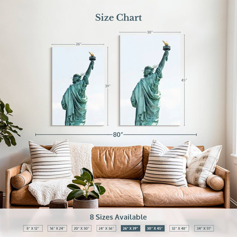 Aime New York Liberty II, H 39 po x l 26 po