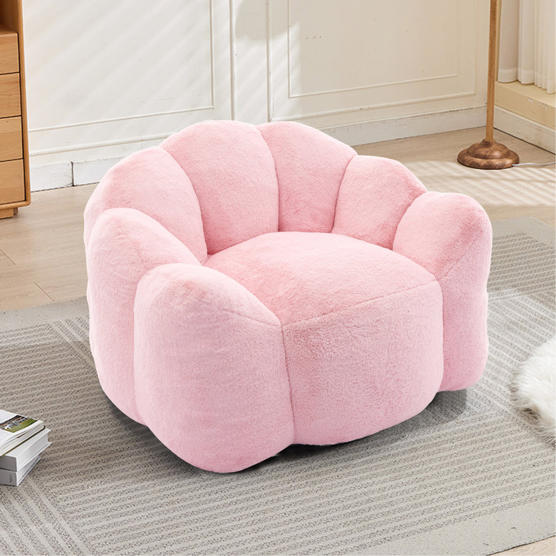 Canapé à compression Le fauteuil à billes pour adulte avec anneau de traction peut être facilement déplacé sans installation. Convient à divers environnements tels que le salon, la chambre à coucher, etc. Détendez-vous et profitez de la vie, rose