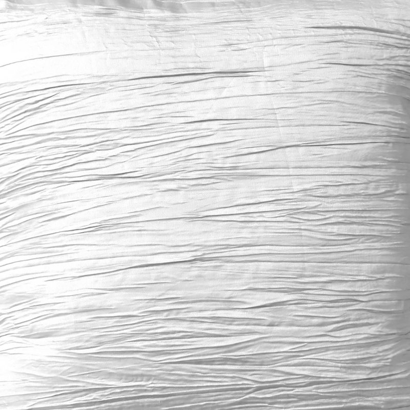 Cantonnière Crinkle, L 7 po x L 72 po, Blanc