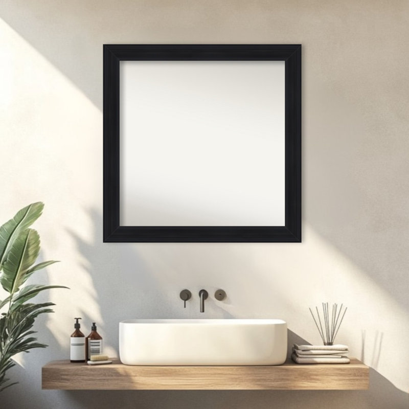 Miroir mural de salle de bain Abbey, 30,75 po x 30,75 po