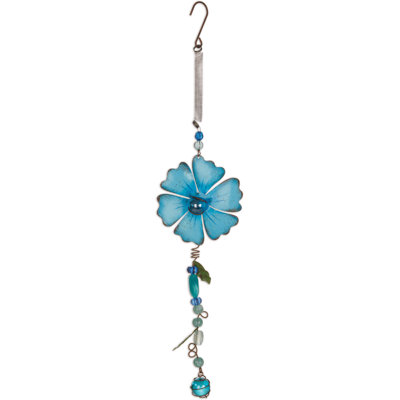 Spirale fleur bleue gonflable - CA95427