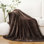 Jeté en chenille pour canapé, douillette douillette pour canapé, 51 po x 67 po