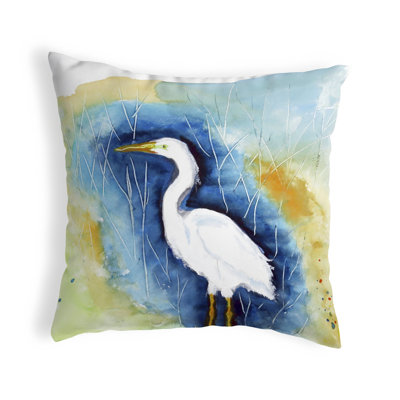 Coussin intérieur/extérieur Great Egret