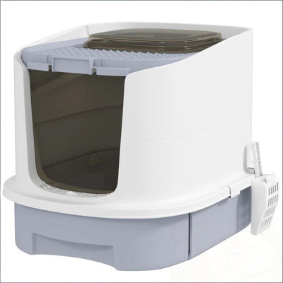 Easy to Clean Litter Box with scoop