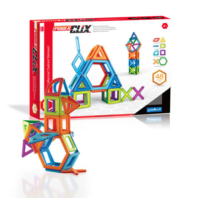 PowerClix Frames Magnetic Building Toy 48 Pieces