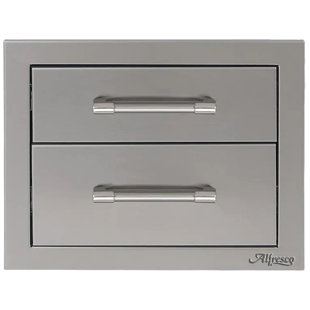 Alfresco 16.875'' W Stainless Steel Side Drawer