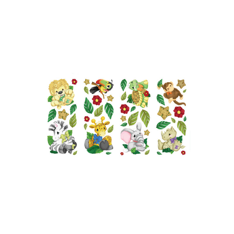 Décalcomanie murale appliqué Zootles