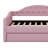 Tufted Upholstered Daybed With Trundle, With USB&Type-C Charging Ports-1034539936