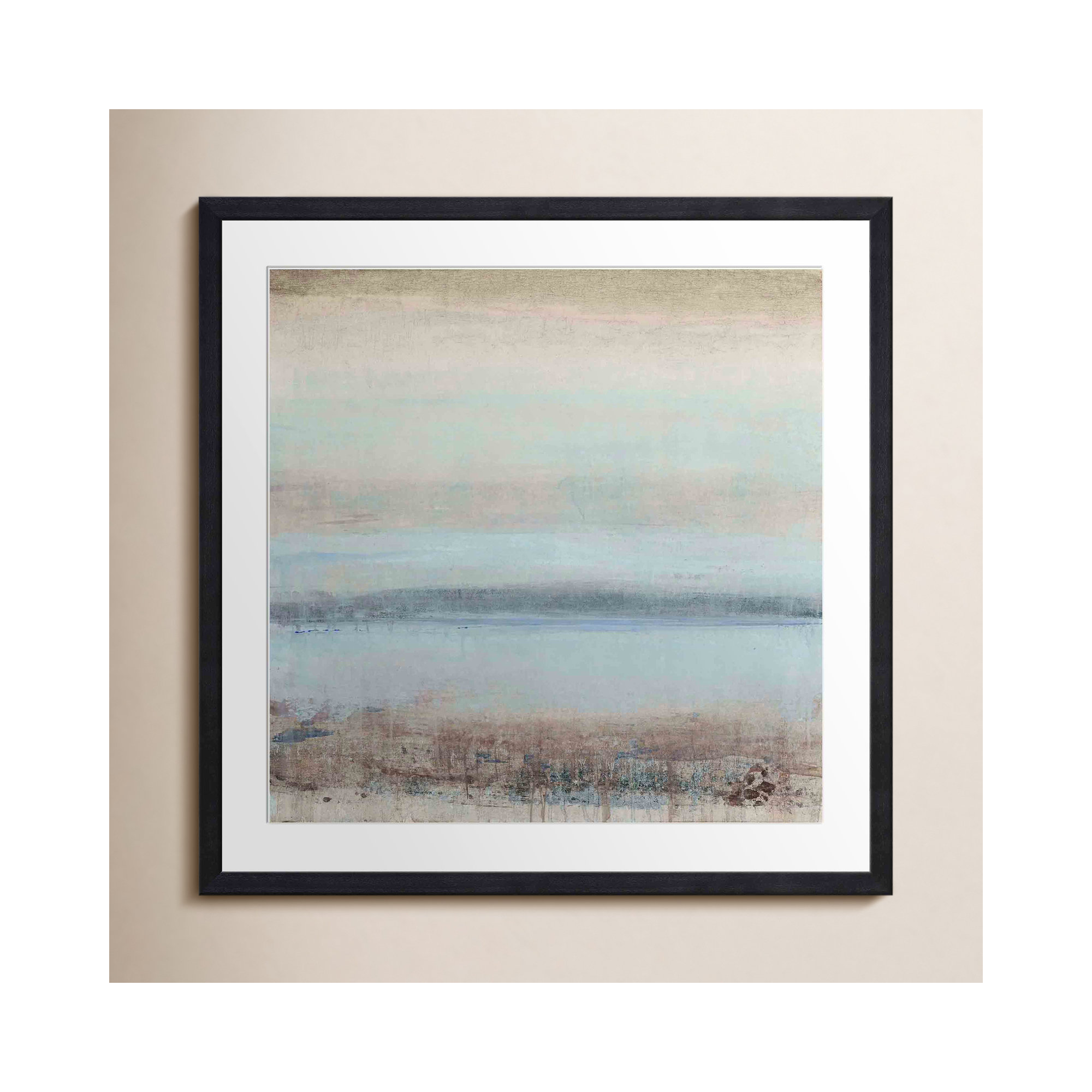Tranquility I by Timothy O' Toole, 20"H x 20"W, Black