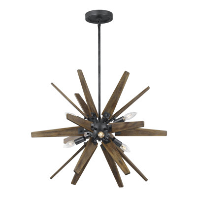 Jenneifer 6 - Light Dimmable Sputnik Sphere Chandelier