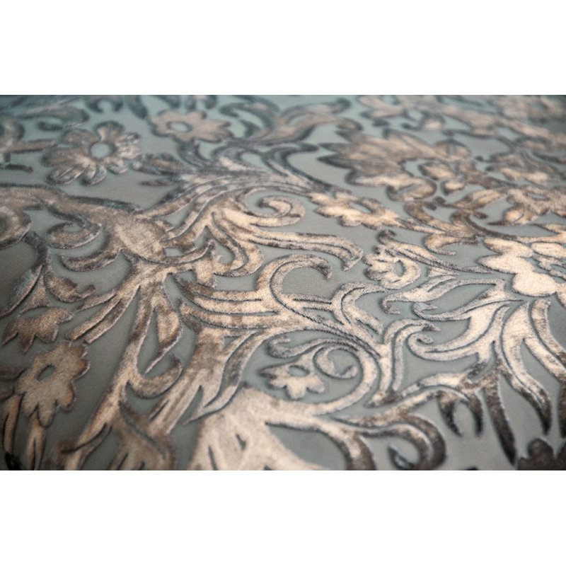 Prospect Park Square Velvet Pillow Cover & Insert, 22" x 22", Gunmetal