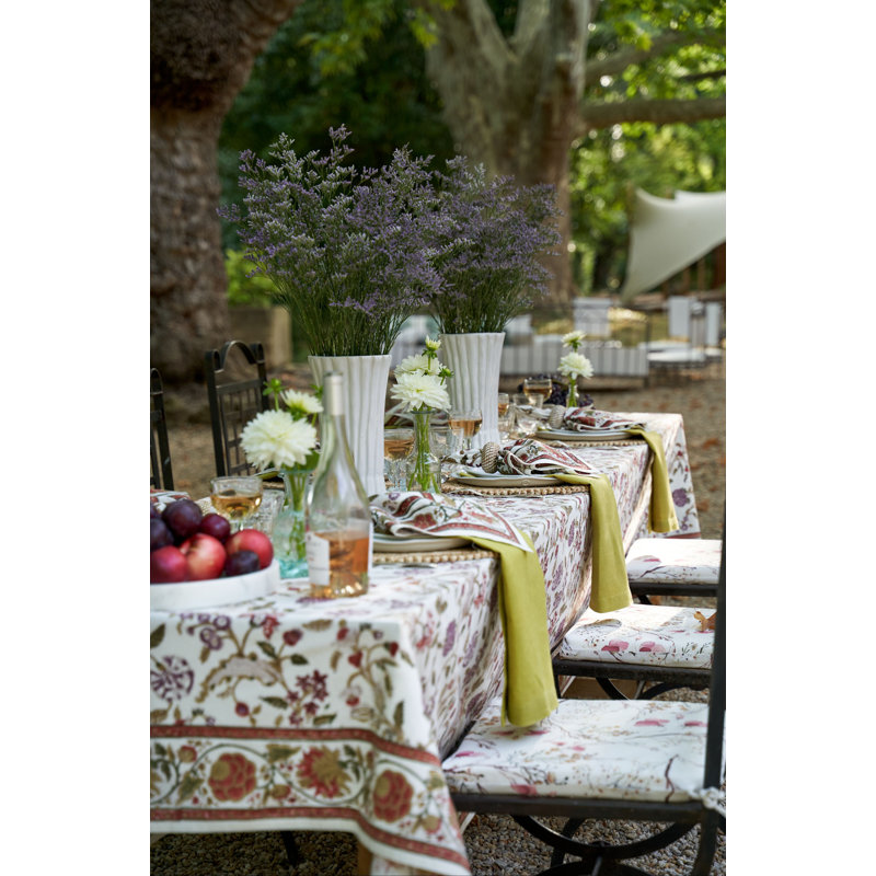 Louise Tablecloth - Multicolor - 59" x 86", 128" L x 71" W