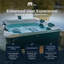 Tribeca 4-6 Person Portable Hot Tub Carbon-Grey - 13A Plug & Play