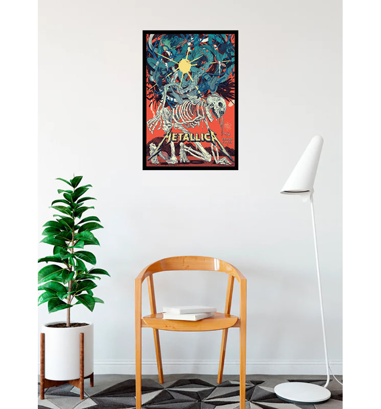 «Metallica Grand Forks Skeleton ramp», reproduction d'art sur affiche