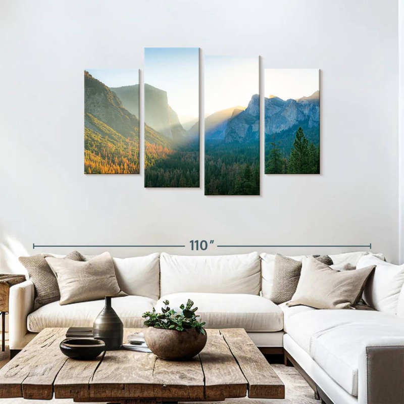 Alvord Sunlit Yosemite National Park, 48'' H x 75'' W
