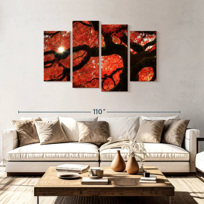 Harnek Red Maple Tree, 48" H x 75" W