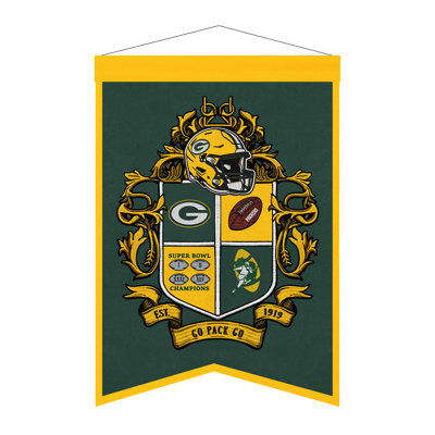 Décoration murale NFL Green Bay Packers | 15 x 22 po