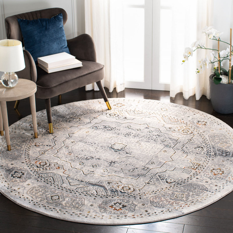 Willena Performance Oriental Rug, Round 6'7"
