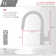 Single Handle Pull Down Kitchen Faucet with drinking Water Tap in Gold