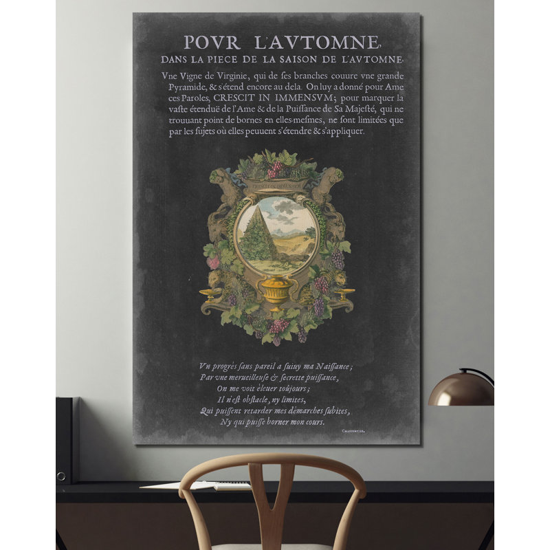 « rétro bookplate ii », art textuel, H 48 po x l 32 po x P 1,5 po, Toile tendue