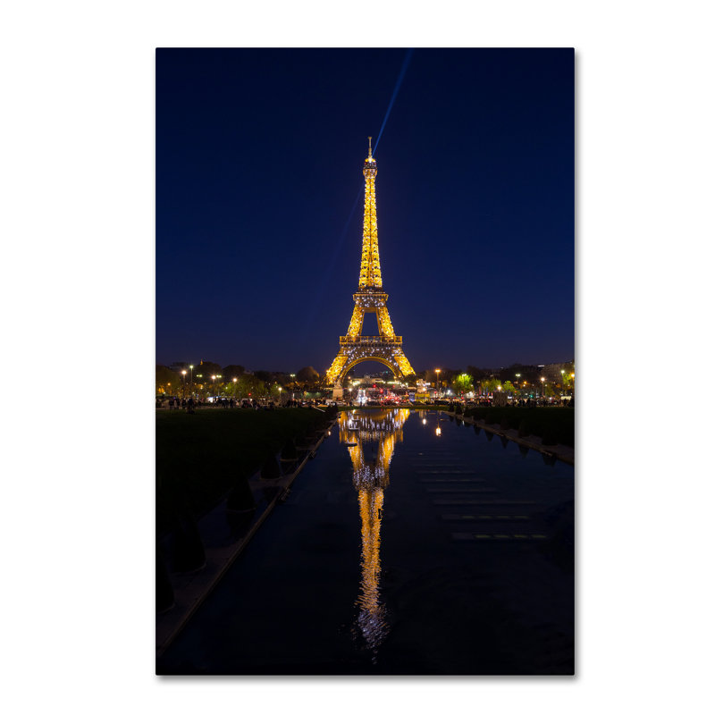 Ann «Eiffel Tower 9», reproduction de photo sur toile tendue, H 19 po x l 12 po