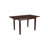 5 Piece Kitchen Table & Chairs Set Includes a Rectangle Dining Room Table with Butterfly Leaf and 4 Faux Leather Chairs, Saddle Brown-368794557
