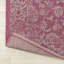 Tapis d'intérieur / extérieur à motif floral fuchsia / gris clair Delcine-44333125