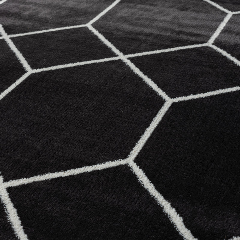 Tapis tissé à motif géométrique Averie, Rectangle 8 pi x 10 pi