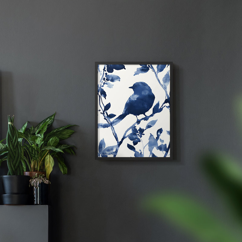 FLORAL Series DLXVI - reproduction encadrée de qualité supérieure - prête à être accrochée - aucun clou requis