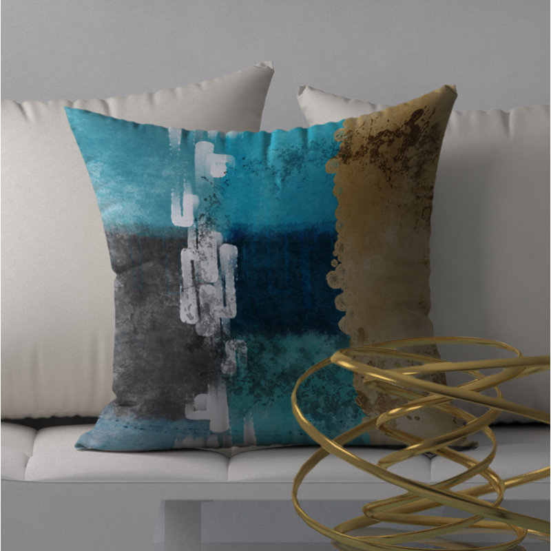 Housse de coussin carrée/insert, 20 po X 20 po