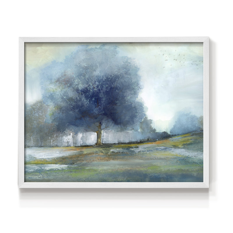 Arbre fantastique - impression encadrée - réarmable, H 11 po x l 14 po, Blanc