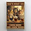«Cats I Drink Beers» sur toile-1149970680