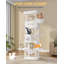 Cat Tree for Indoor Cats, Large Tall Cat Tower, Multi-Level Cats House with Condo, 8 Scratching Posts, Hammock, 4 Pom Poms-1526342317-1526342314