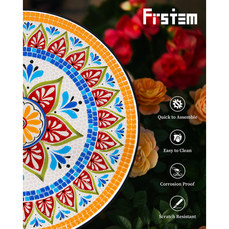 Table d'appoint ronde ronde 14 po