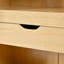 Armoire de cuisine avec tablettes, armoire de rangement décorative avec 3 tablettes réglables, un tiroir caché-1551833138