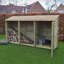 11 Ft. x 3 Ft. Log & Tool Store - Triple Bay Multi Storage Unit-36319741