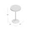 Table de salle à manger à piédestal en bois massif de 27 po Chambord-31969012