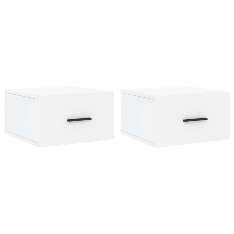 Magbula 35cm W Manufactured Wood Bedside Table, White