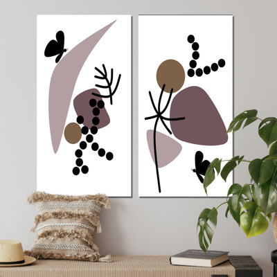 Ensemble de 2 imprimés scandinaves minimalistes géométriques III