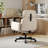 Cross-Legged Office Chair With Adjustable Armrests, Seat Height & Removable Headrest-1538526802