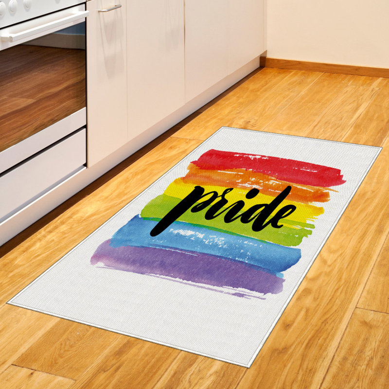 Tapis décoratif Pride, Rectangle 2 pi 7 po x 5 pi