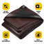 Bâche en polyéthylène robuste de 10 mil, imperméable, résistante aux rayons UV-100538605-67632338