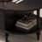 Solid wood coffee table with retro design