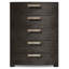 Geneve 5 - Drawer Solid Wood Dresser