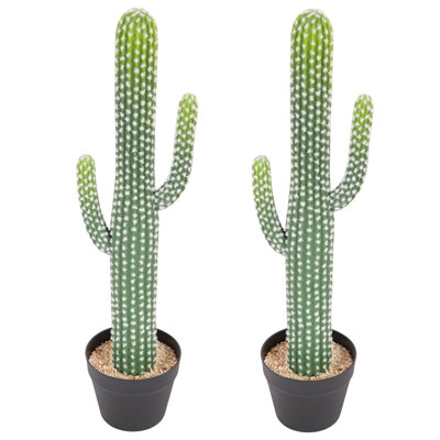 Plante artificielle de bureau en faux cactus dans un pot décoratif, décor réaliste pour le salon, le bureau et le vestibule, plante grasse artificielle sans entretien